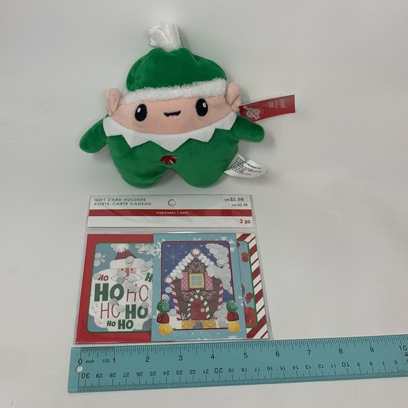 Plush elf with gift card holders (3 pc) nwt - Picture 4 of 16